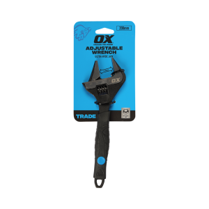 OX Trade Ultra Wide Jaw Adjustable Wrench - 8-Inch