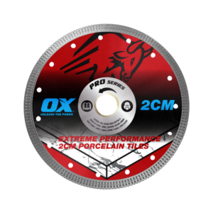 OX Pro 2CM Porcelain Cutting Blade - 200/30/25.4mm