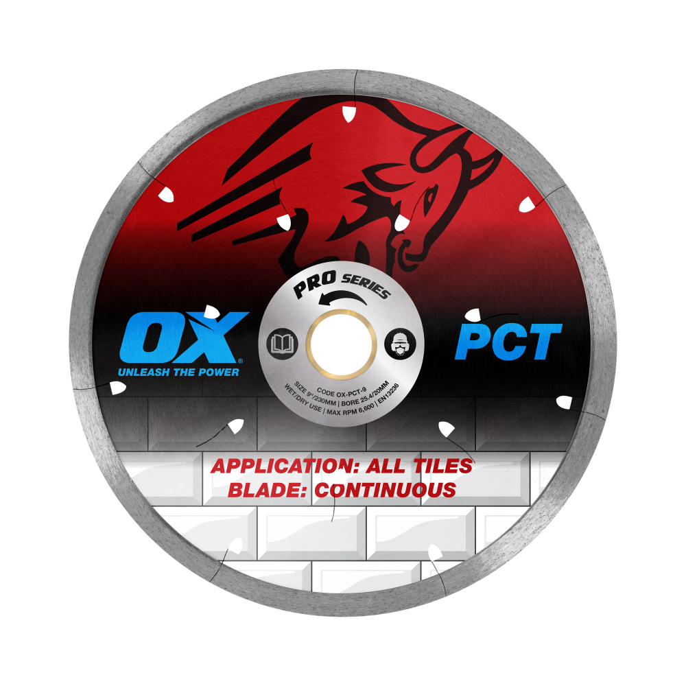 OX Pro Ceramics Diamond Blade | Diameter: 9-Inch / 230mm