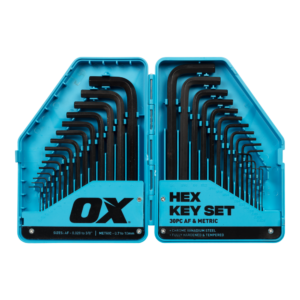 OX Trade Hex Allen Key 30pc Set