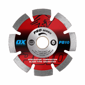 OX Pro Abrasive Segmented Diamond Blade - 4-Inch