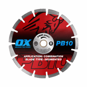 OX Pro Abrasive Segmented Diamond Blade - 9-Inch