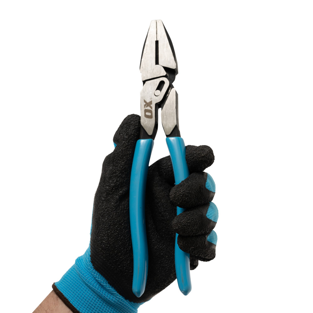 OX Pro 9" MaxForce Linesman Pliers - Image 5