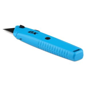 OX Trade Retractable Utility Knife – Box Cutter with 5x SK5 Blades