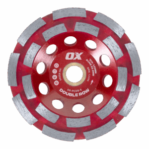 OX Pro 5" Double Row Cup Wheel - 22.2mm bore