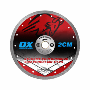 OX Pro 2CM Porcelain Cutting Blade - 250/30/25.4mm