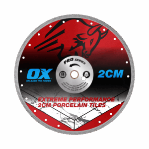 OX Pro 2CM Porcelain Cutting Blade - 350/30/25.4mm