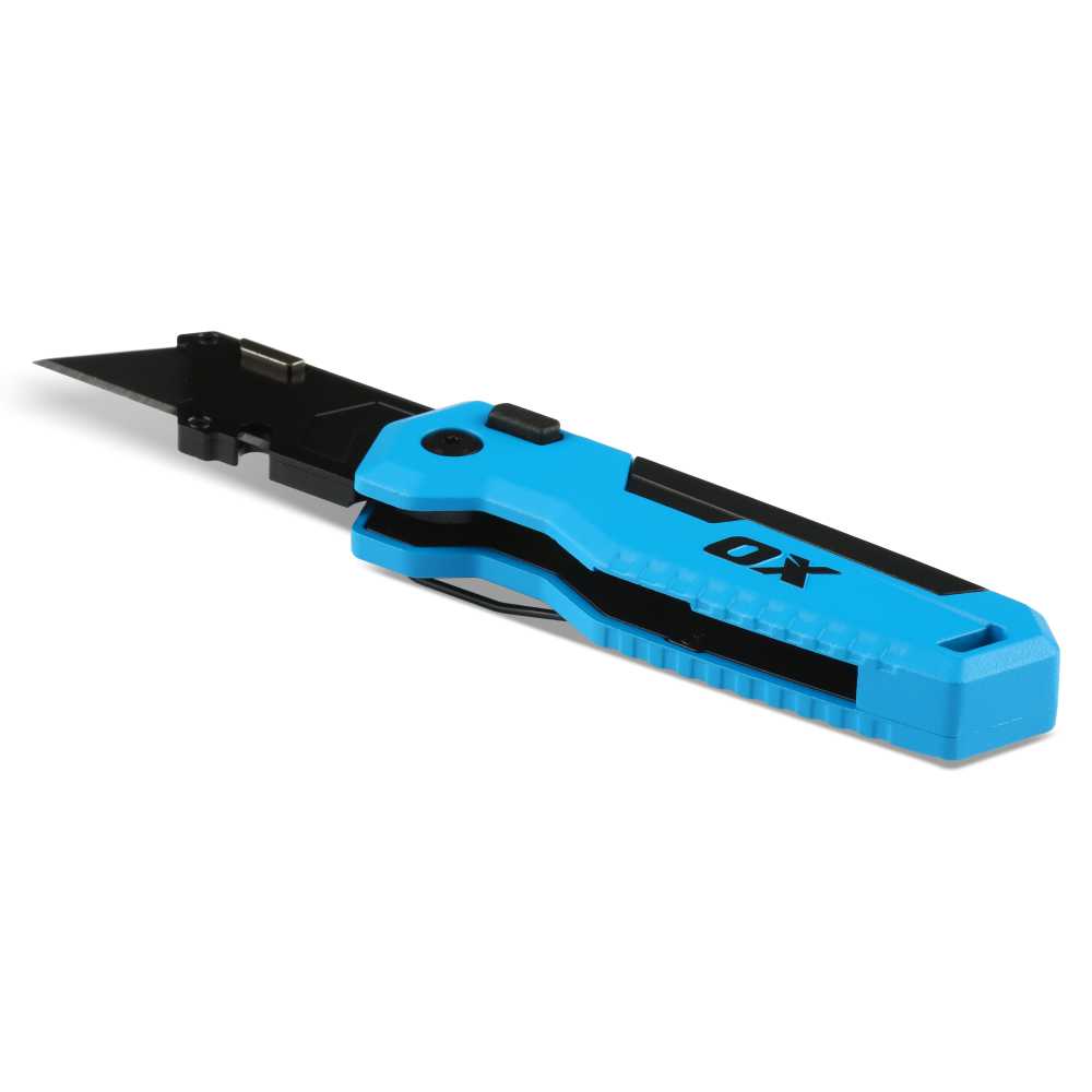 OX PRO Folding Utility Knife with Blade Storage