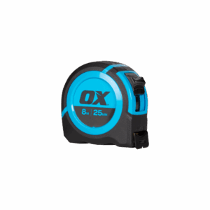 OX 8M NYLON COATED COMPACT TAPE MEASURE