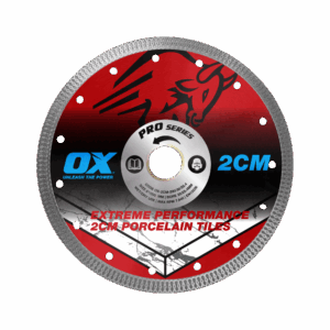 OX Pro 2CM Porcelain Cutting Blade - 200/30/25.4mm