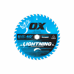 OX Pro Lightning 6-1/2-Inch Circular Saw Blade | 40-Tooth