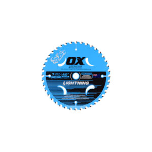 OX Pro Lightning 7-1/4-Inch Circular Saw Blade | 40-Tooth
