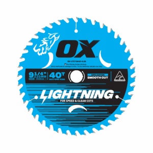 OX Pro Lightning 9-1/4-Inch Circular Saw Blade | 40-Tooth _x000D_
