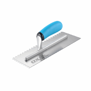 OX Pro Carbon Steel Notch Trowel - 6mm