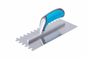 OX Pro Carbon Steel Notch Trowel - 10mm