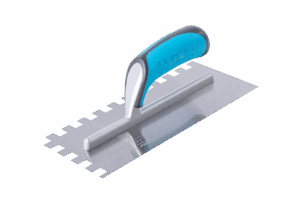 OX Pro Carbon Steel Notch Trowel - 12mm