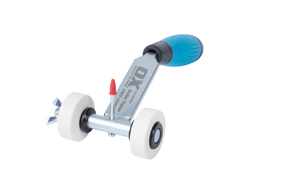 OX Pro Poly Wheel Roller Raker - Standard