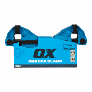 OX Pro Mini Bar Clamp 50kg 4pk - 150mm