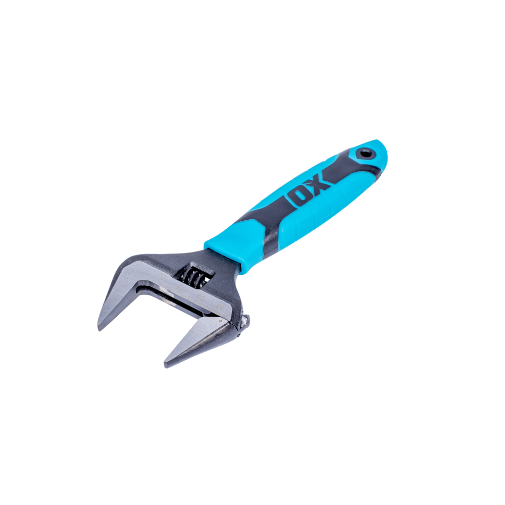 OX Pro Ultra Wide Jaw Adjustable Wrench - 6-Inch