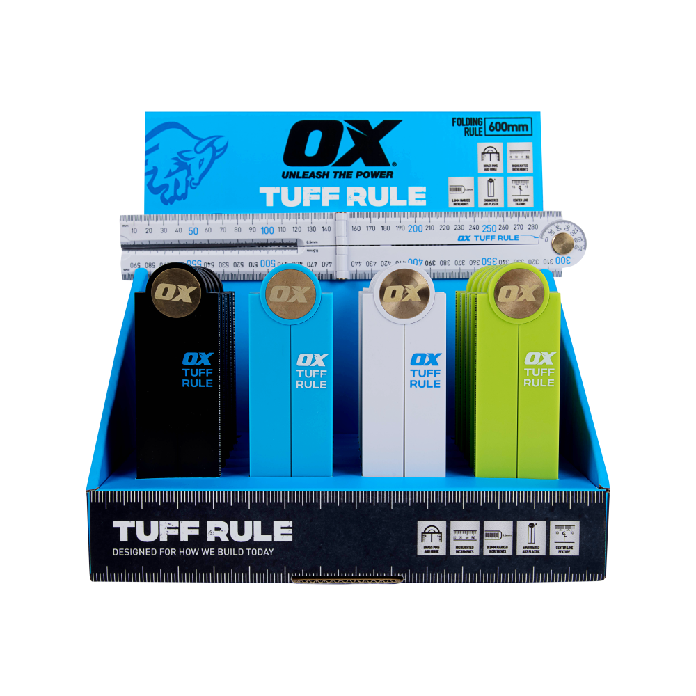 OX Pro Tuff Rule 4 Row Display Pack