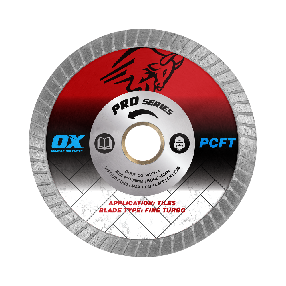 OX Pro 4-Inch Fine Turbo Diamond Blade