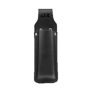 OX Trade Black Leather Torpedo Level Holder