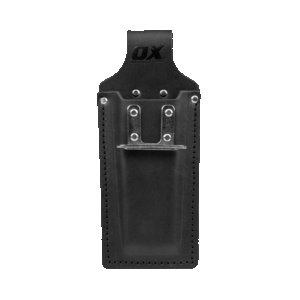 OX Trade Black Leather Dual Chisel & Hammer Holder