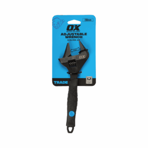 OX Trade Ultra Wide Jaw Adjustable Wrench - 8-Inch