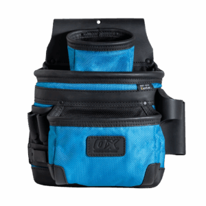 OX Ultimate 3-Pocket Leather & Nylon Fastener Pouch w/ Kevlar Reinforcement