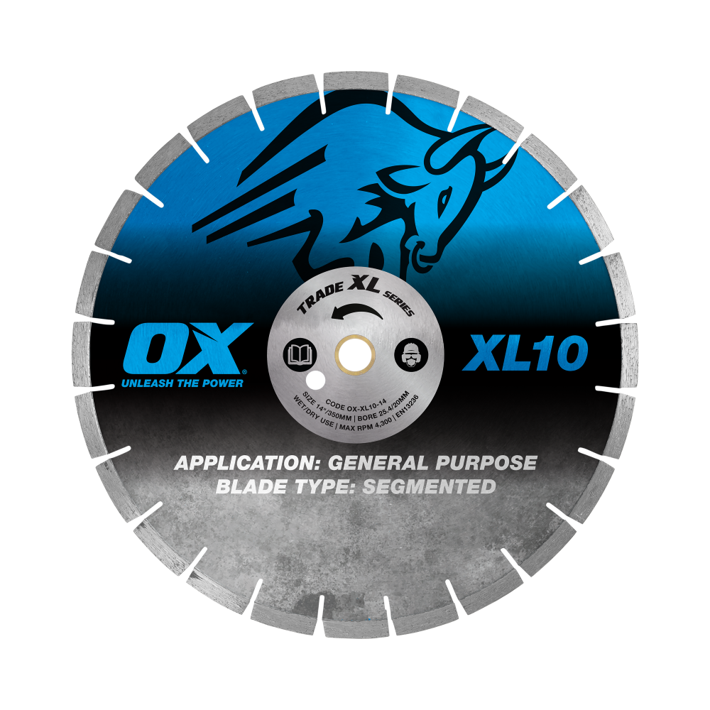 OX Trade XL-10 Segmented Diamond Blade - General Purpose - 14-Inch