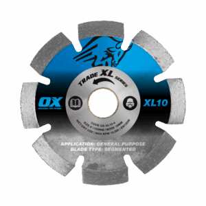 OX Trade XL-10 Segmented Diamond Blade - General Purpose - 4-Inch