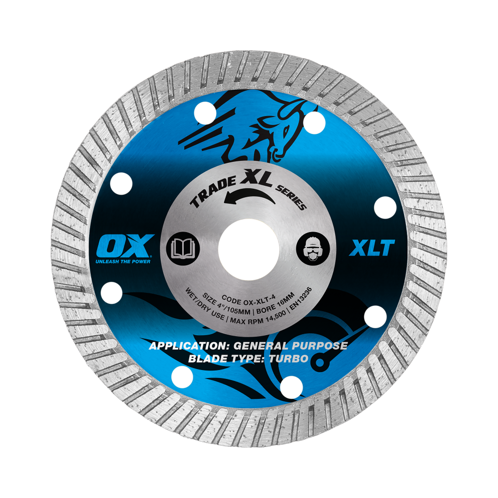 OX Trade XL Turbo Diamond Blade 105mm - General Purpose
