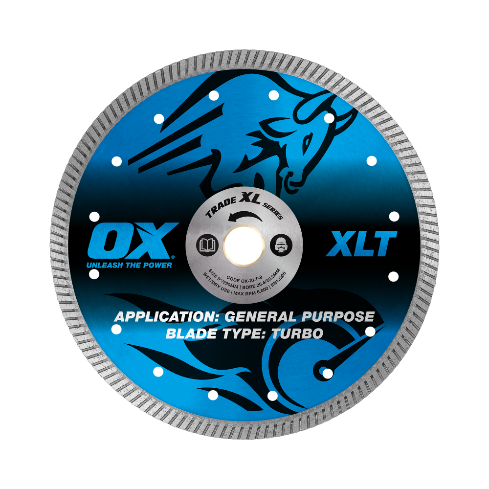 OX Trade XL Turbo Diamond Blade 230mm - General Purpose