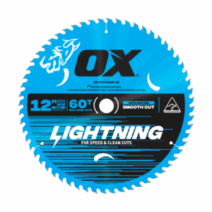 OX Pro Lightning 12-Inch Circular Saw Blade | 60-Tooth _x000D_