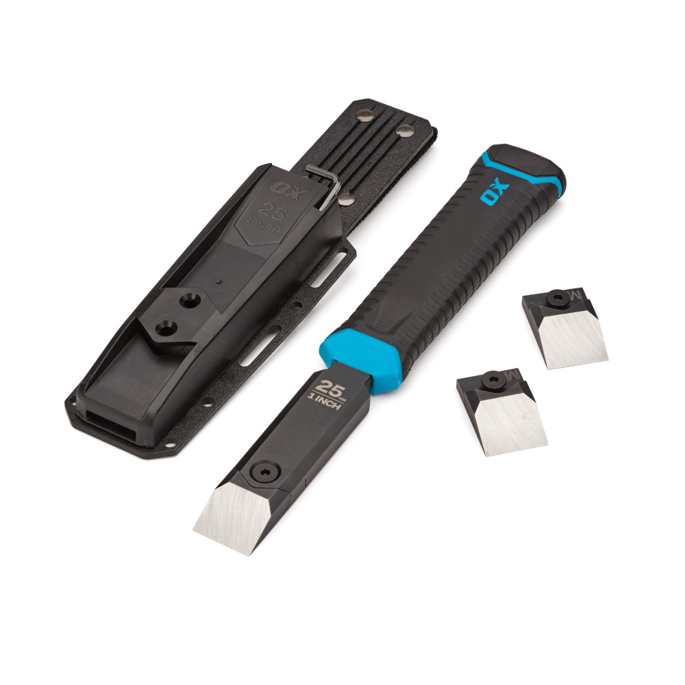 OX Tools Series Chisel with Holster, 25mm