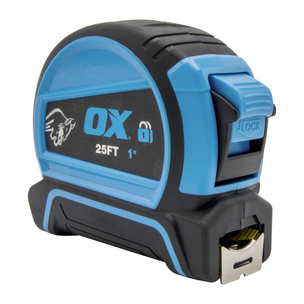 OX Trade Double Locking Tape Measure 8m