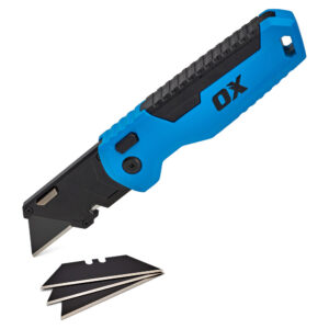 OX PRO Folding Utility Knife with Blade Storage