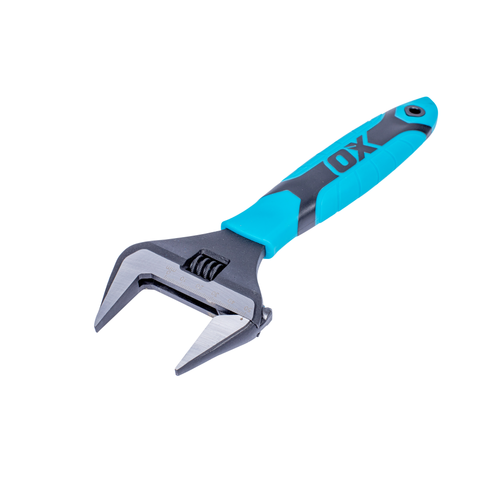 OX Pro Ultra Wide Jaw Adjustable Wrench - 10-Inch