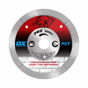 OX Pro Ceramics Diamond Blade | Diameter: 4-Inch / 100mm