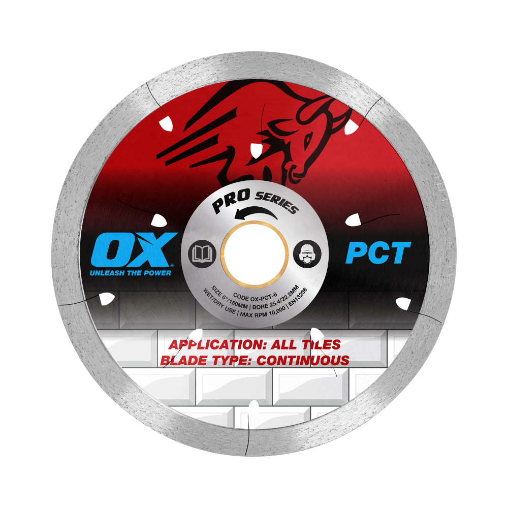 OX Pro Ceramics Diamond Blade | Diameter: 6-Inch / 150mm