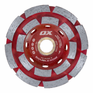 OX Pro PCD Double Row Cup Wheel - 100mm/4" | 22.2mm Bore